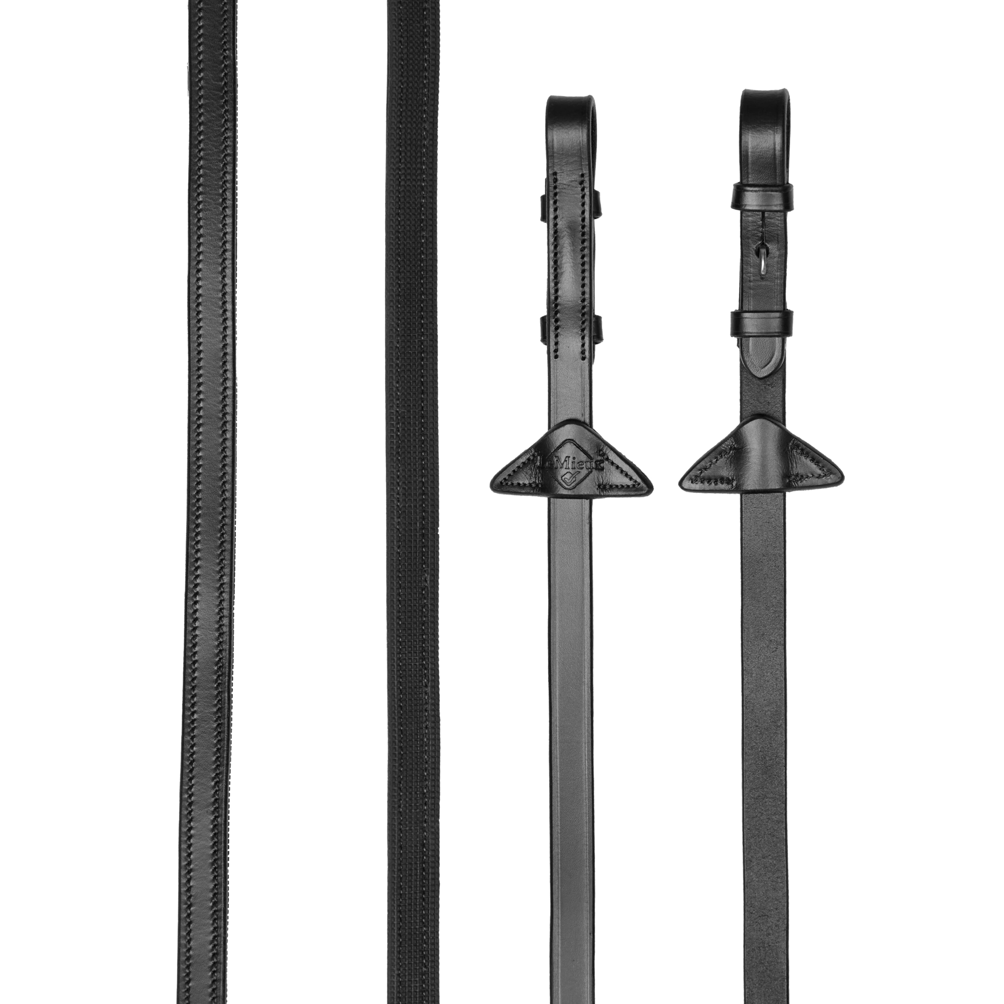 LeMieux Tøjle m. Gummi/Læder