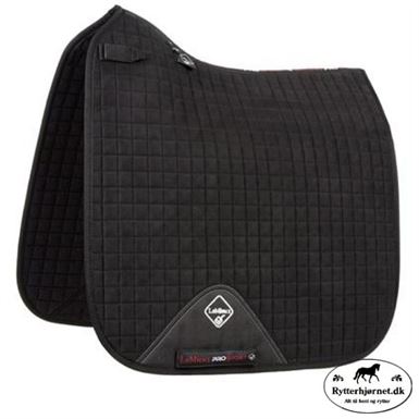 LeMieux Luxury Suede Dressurunderlag - Sort