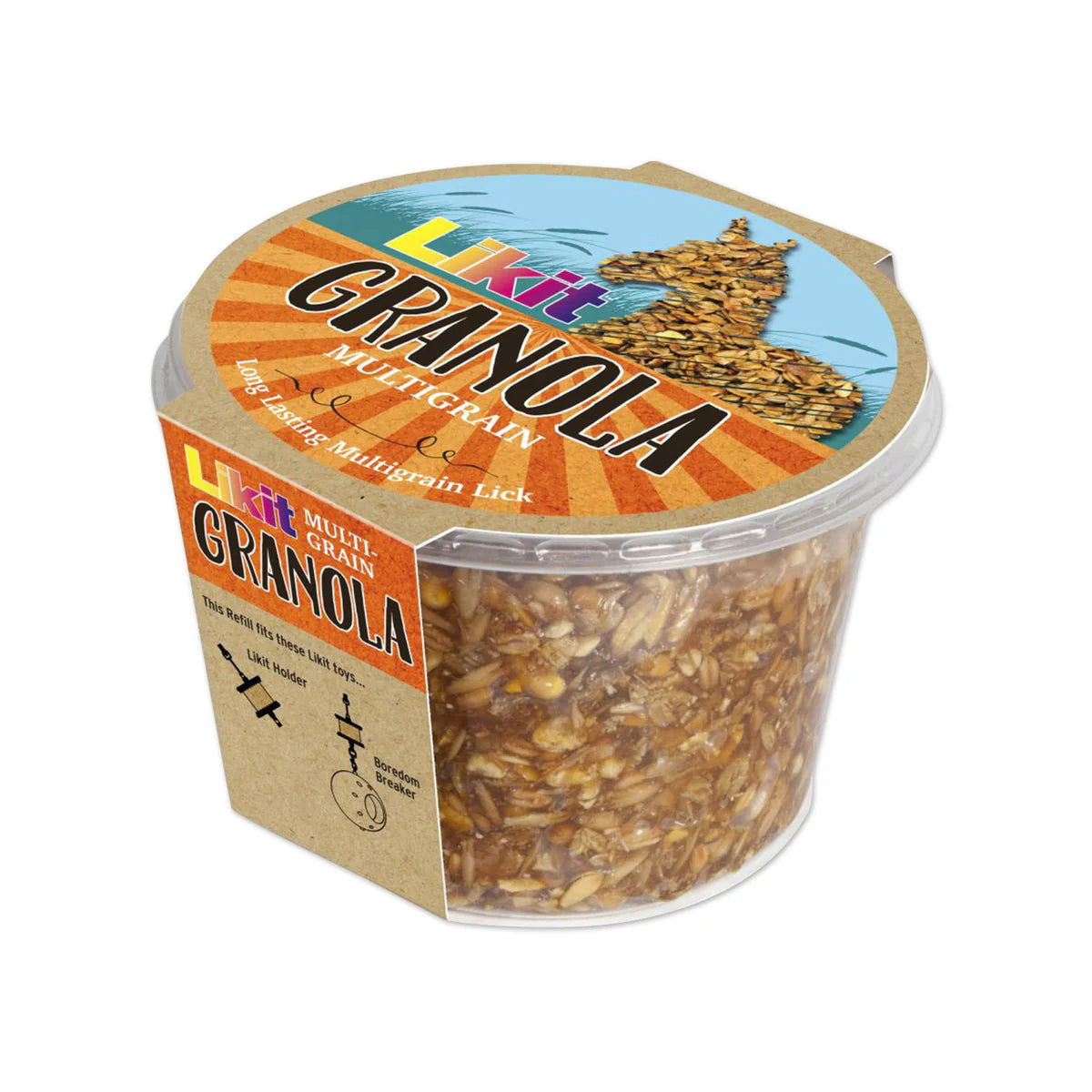Likit Granola Sliksten m. Korn, 550gr.