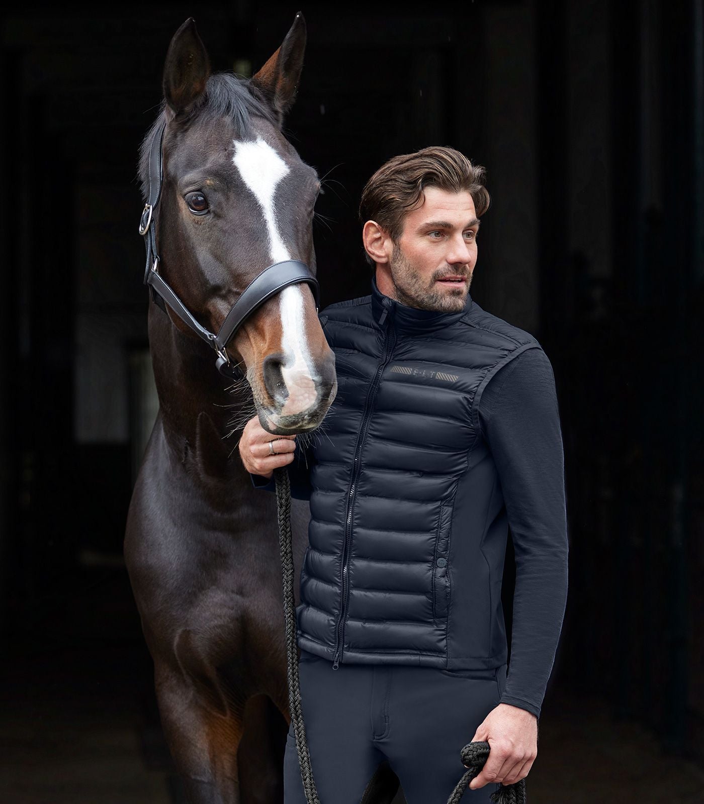 ELT Maine Vatteret Softshell Vest Til Mænd - Deepblue