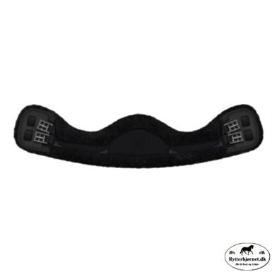 Mattes Slim-Line Crescent Lammeskinds Gjord - Sort/Sort