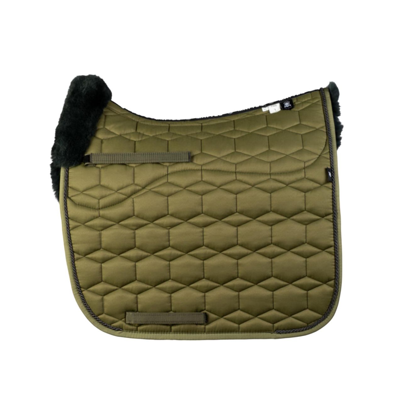 Mattes Medifell Square Dressurunderlag M. 1 Trim - Olive