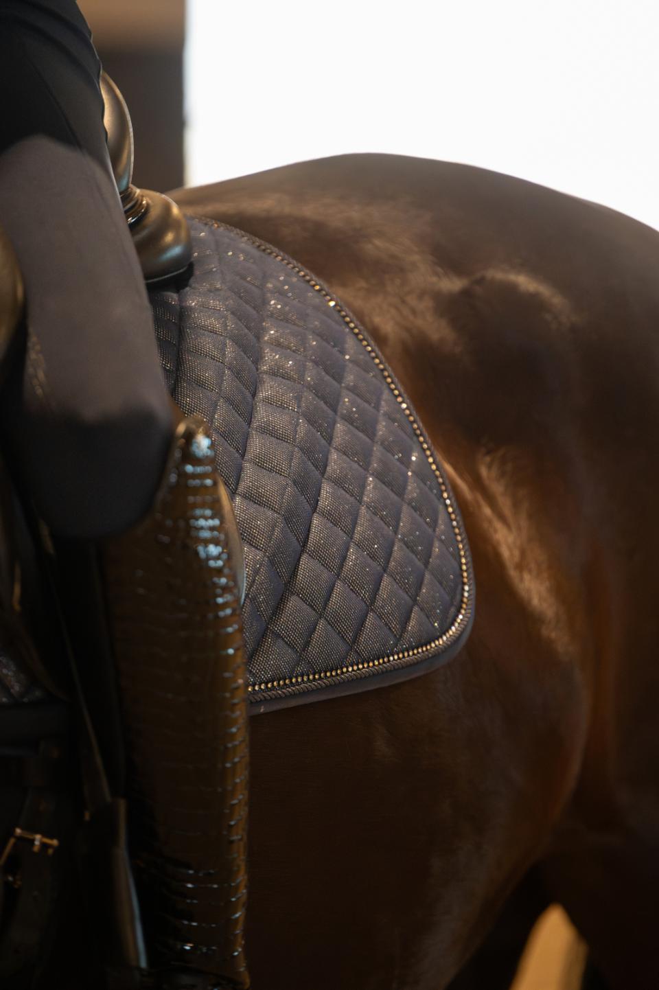 HorseGuard Milva Dressurunderlag M. Glimmer - Navy