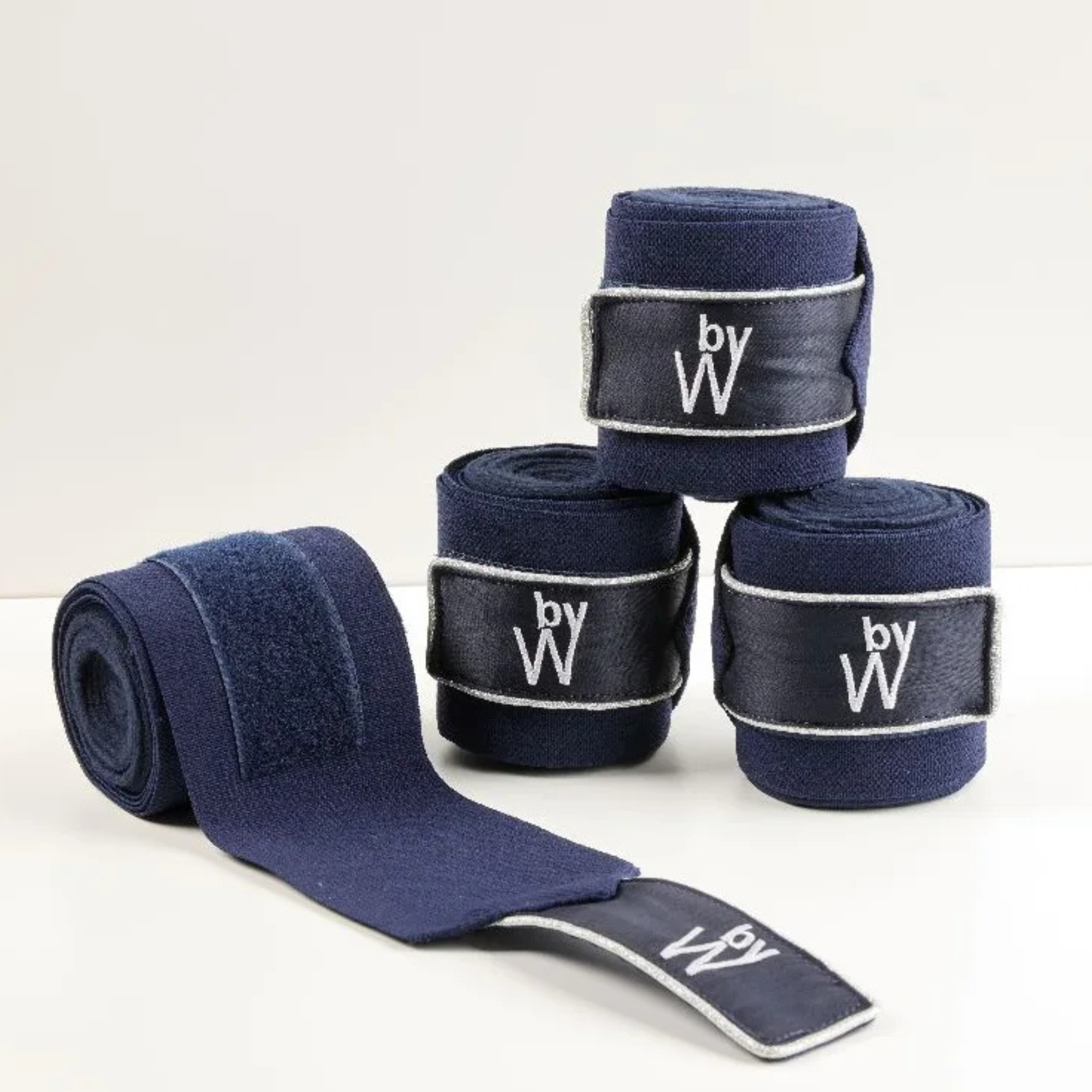 ByWeber Sport Elastik/Fleecebandager - Navy