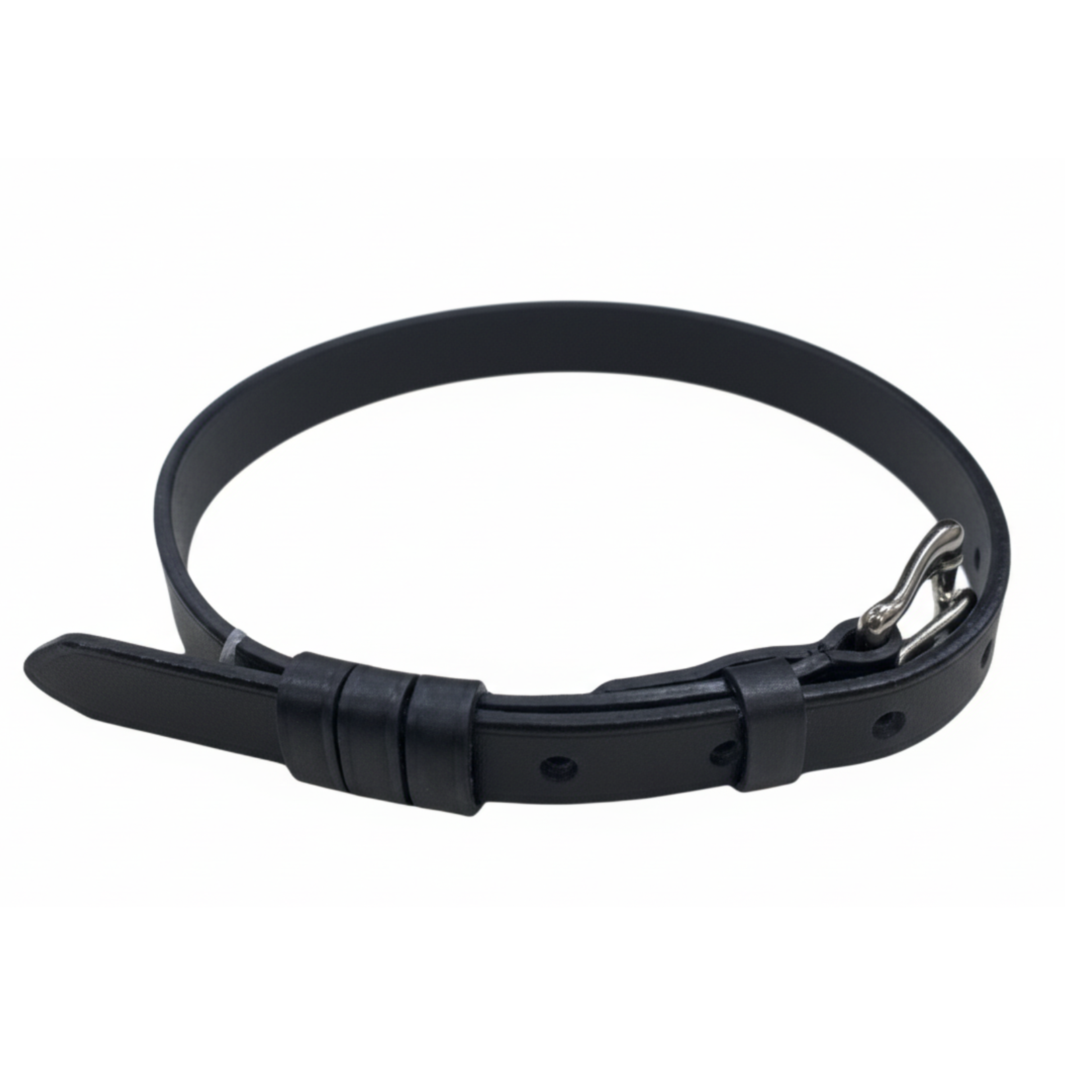 OS Tilbagetræksrem 65 CM - Sort/Stål