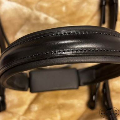OS Warendorf Feel Good Kandar M. Comfort Næsebånd og Rivoli Swarovski Pandebånd - Sort