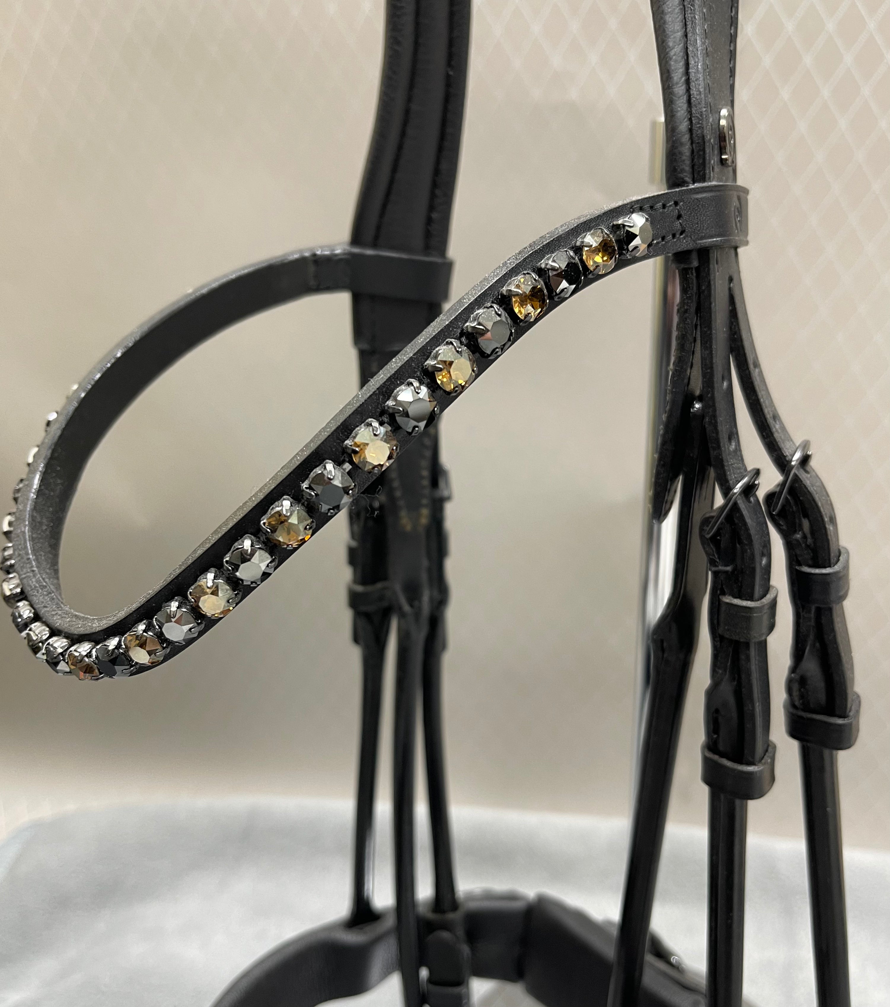 OS Bellevue Elegant Trense Nightline M. Feel Good Næsebånd - Sort/Sort