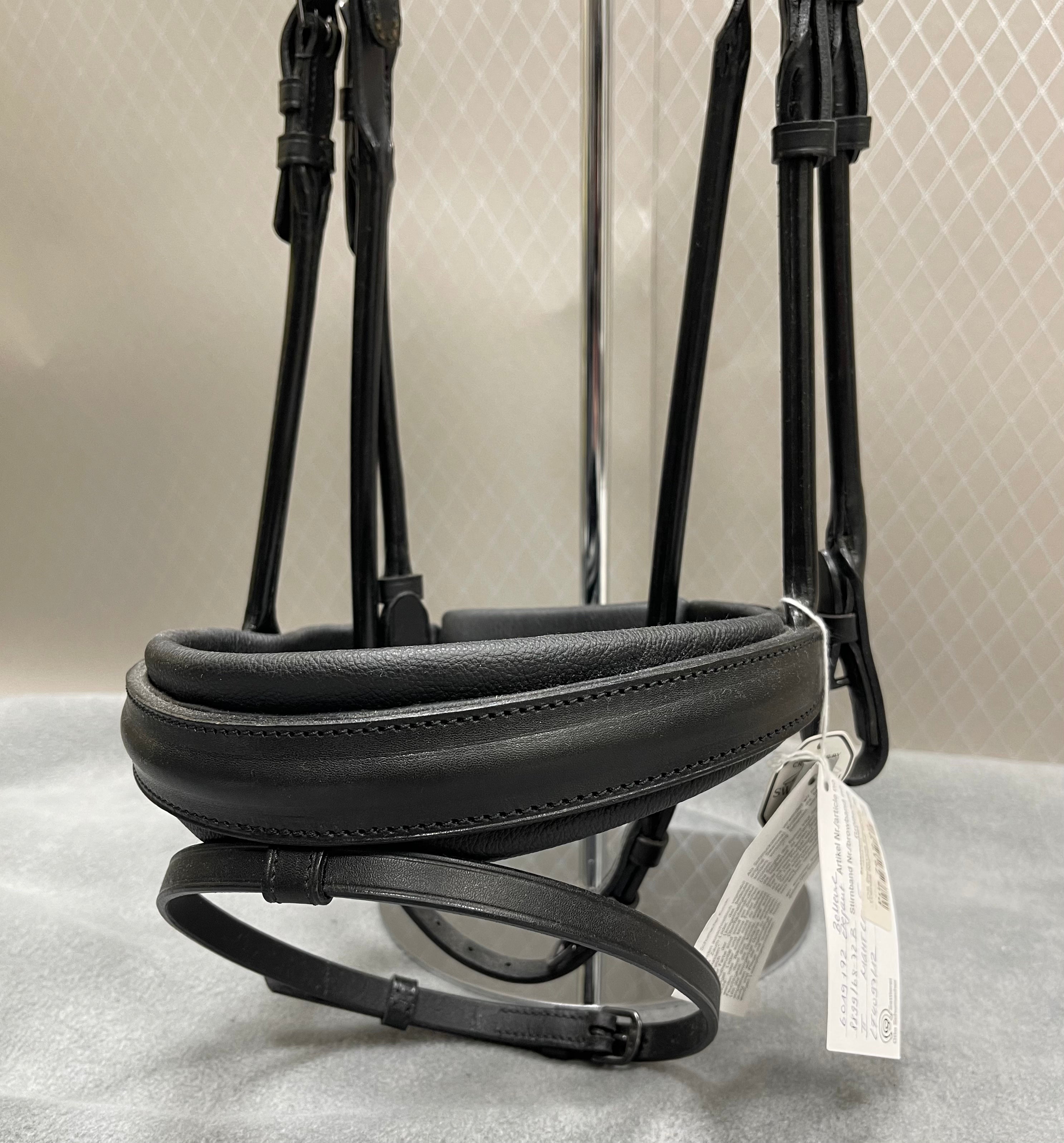 OS Bellevue Elegant Trense Nightline M. Feel Good Næsebånd - Sort/Sort