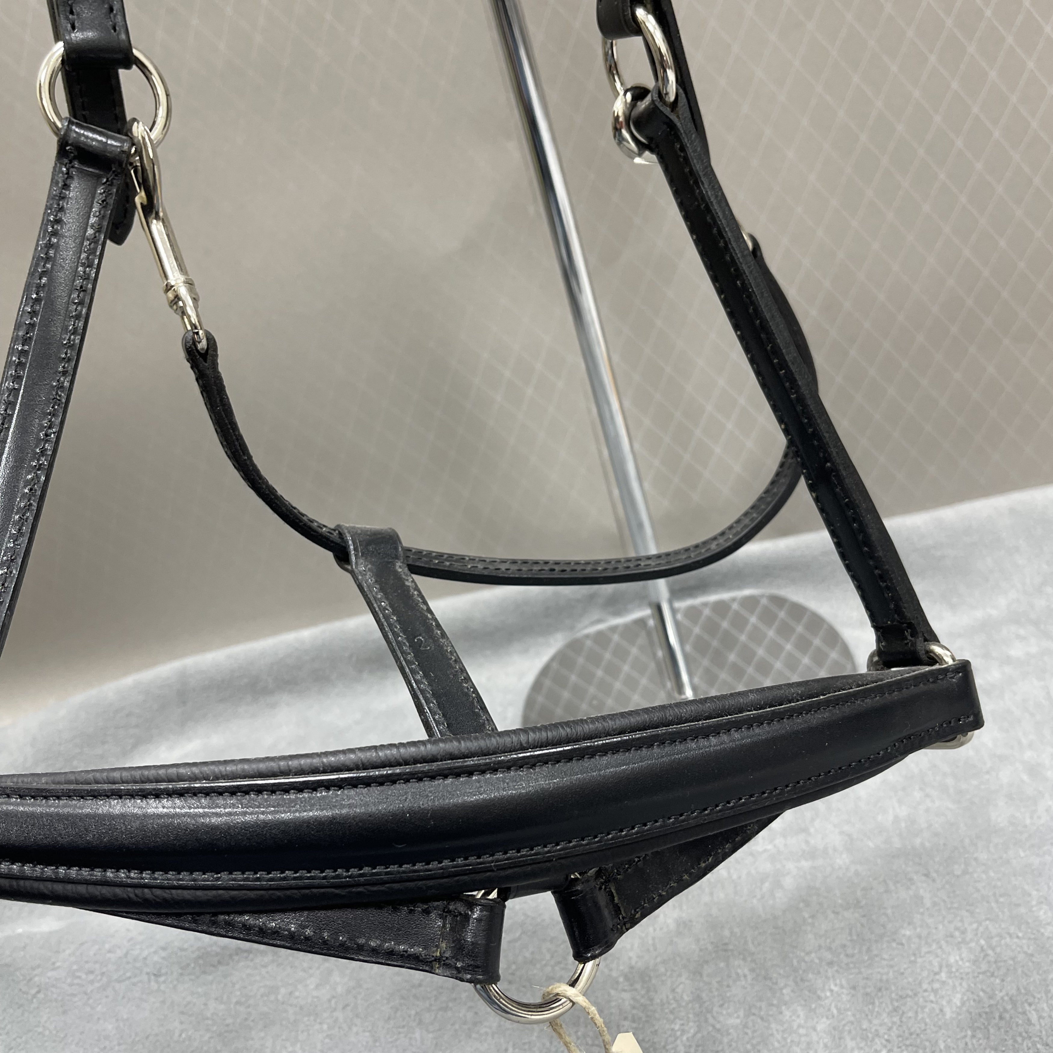 OS Lædergrime Smal Sort