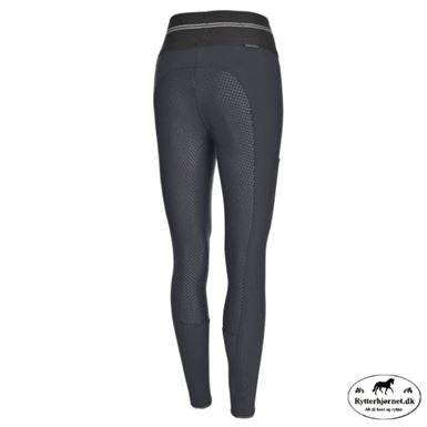 Pikeur Gia Softshell Tights m. Fuldgrip - Dark Shadow