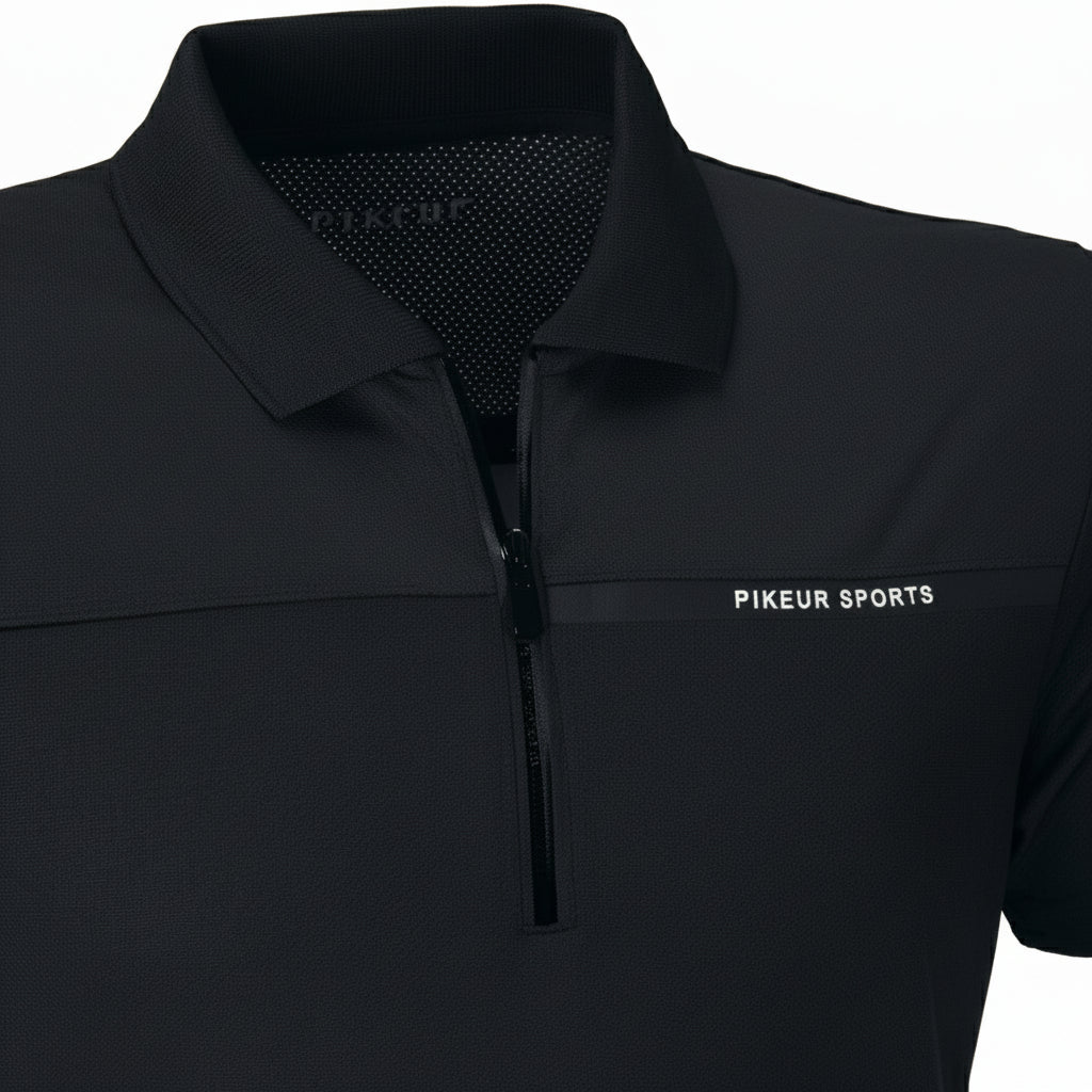 Pikeur Sport Herre Polo T- Shirt- Sort