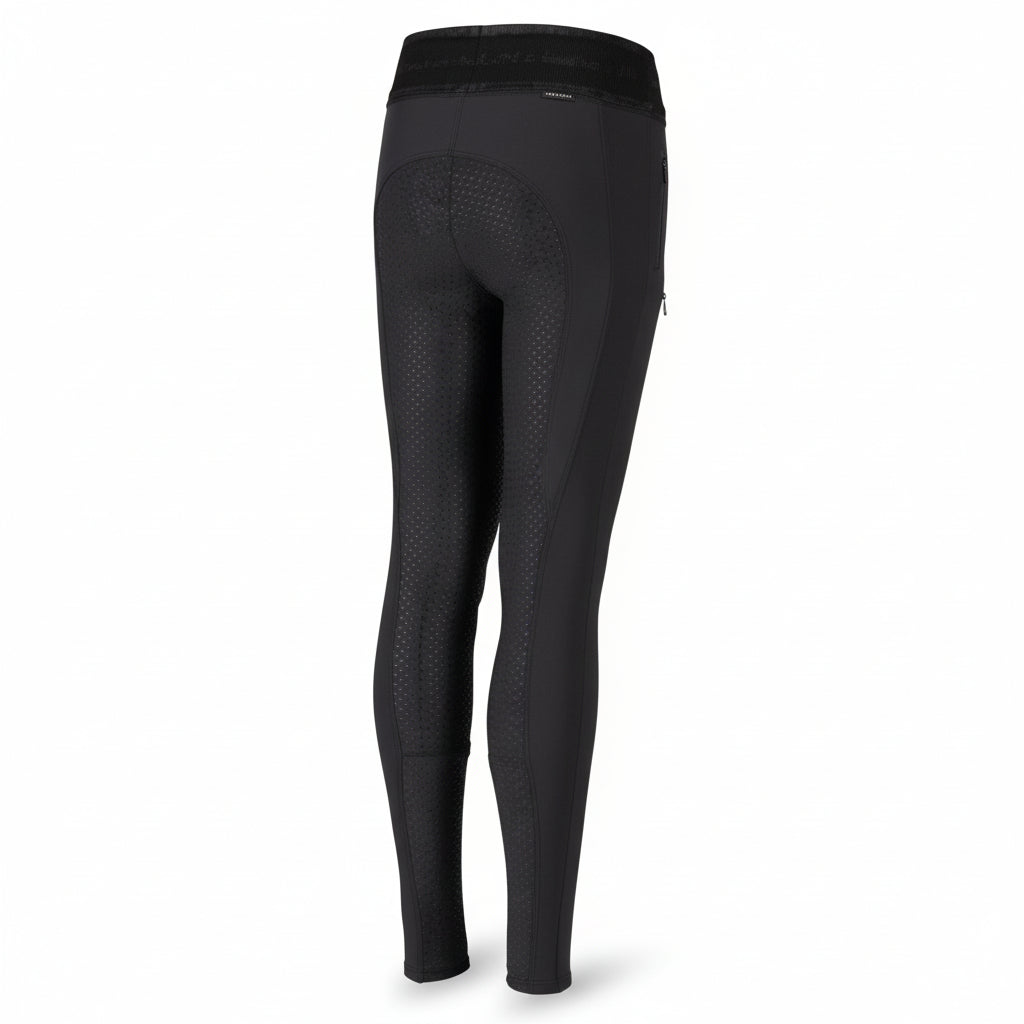 Pikeur Ida Tights m. Fuldgrip til Børn - Anthracite