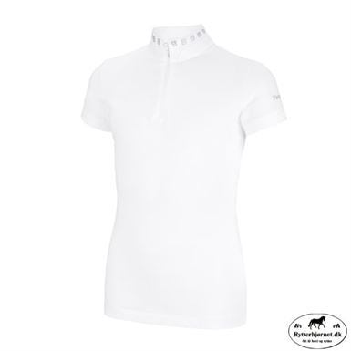 Pikeur Icon Junior Stævne T-Shirt M. Sten - Hvid