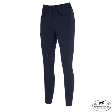Pikeur Oliva Ridebukser med fuld Silicone Grip - Night Blue