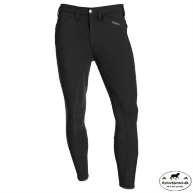 Pikeur Rossini Herre Ridebukser Softshell m. fuldgrip - sort