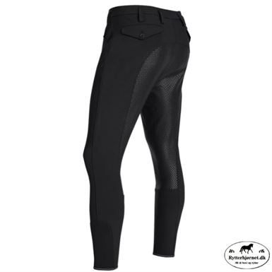 Pikeur Rossini Herre Ridebukser Softshell m. fuldgrip - sort