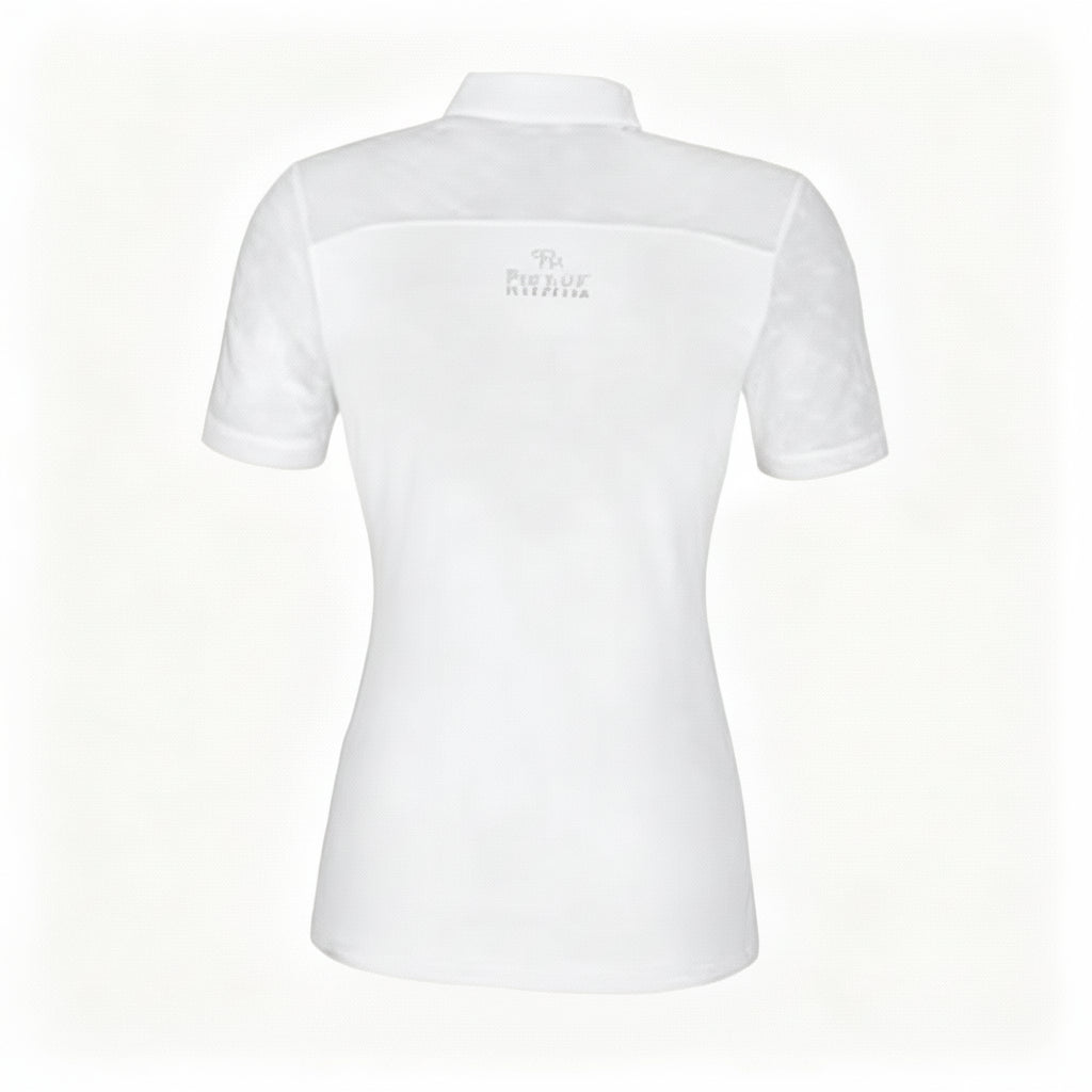 Pikeur Selection Stævne Shirt M. Lynlås - hvid