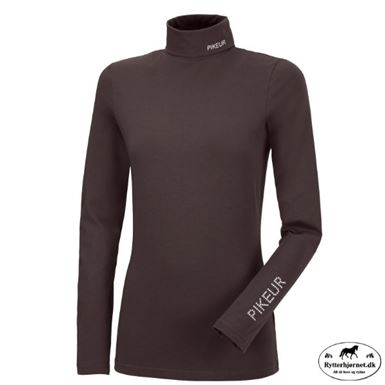 Pikeur Sina Rullekrave Bluse - Dark Coffee
