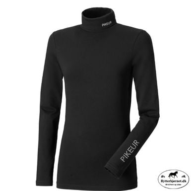 Pikeur Sina Rullekrave Bluse - Sort