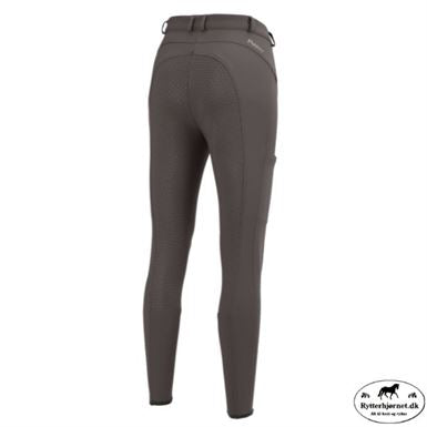 Pikeur Tessa Ridebukser med Fuldgrip - Fossil
