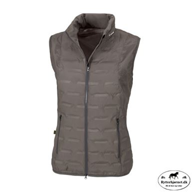Pikeur Timna Quiltet Vest - Fossil