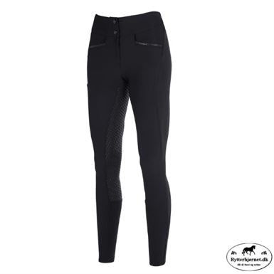 Pikeur Violette Ridebukser m.Fuldgrip - Sort