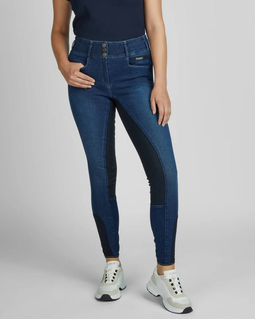 Pikeur Candela Jeans Ridebukser m. Fuldskind