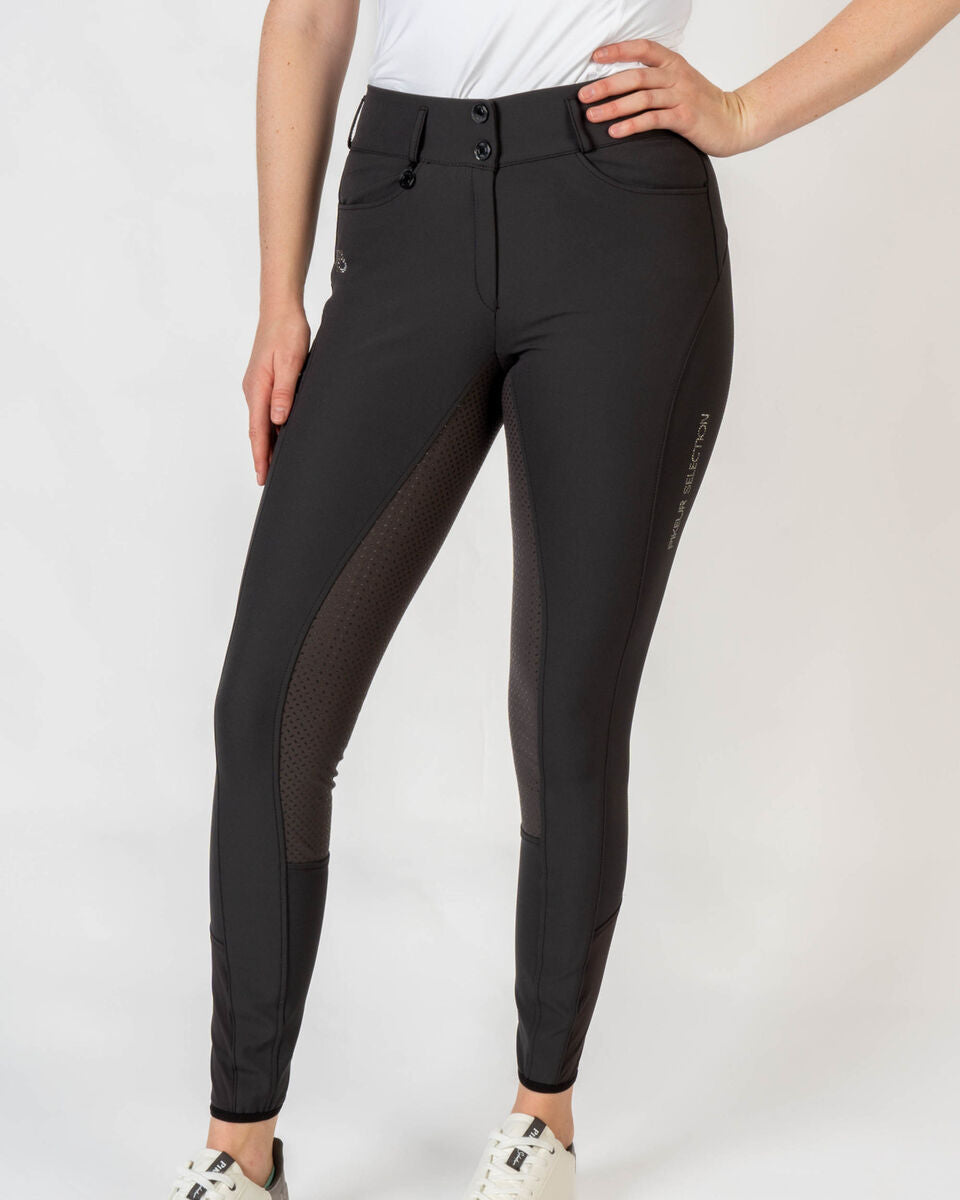 Pikeur Selection Ridebukser m. Fuldgrip - Licorice