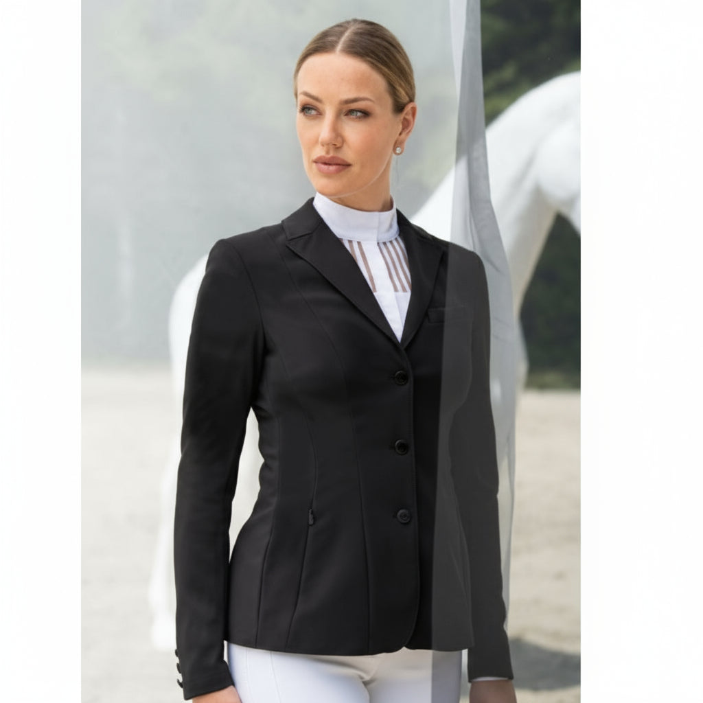 Pikeur Stævnejakke M. Sten - Sort