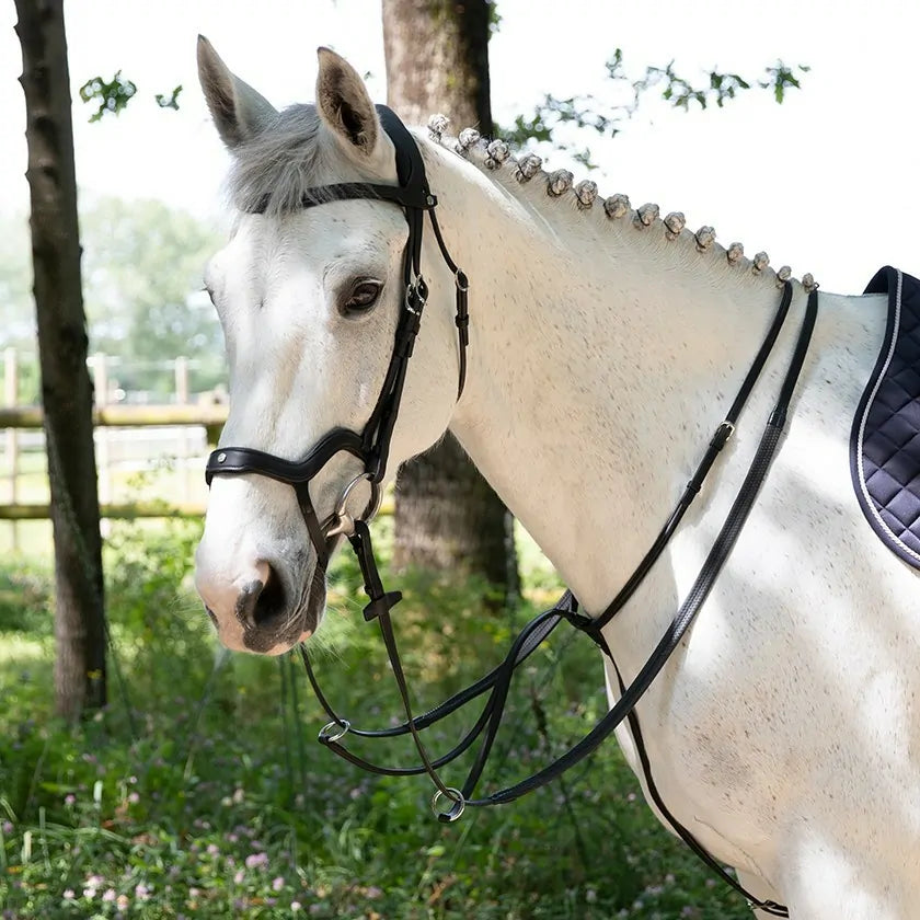 Antares Precision Trense M. Y- Næsebånd - Sort
