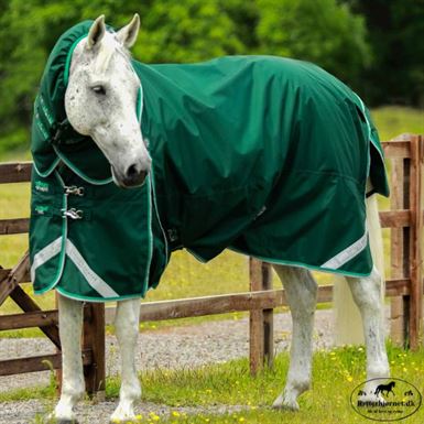 Premier Equine Buster 200 Gram Dækken M.Snug Fit Hals - Grøn