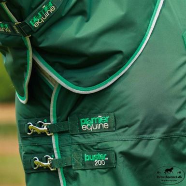 Premier Equine Buster 200 Gram Dækken M.Snug Fit Hals - Grøn