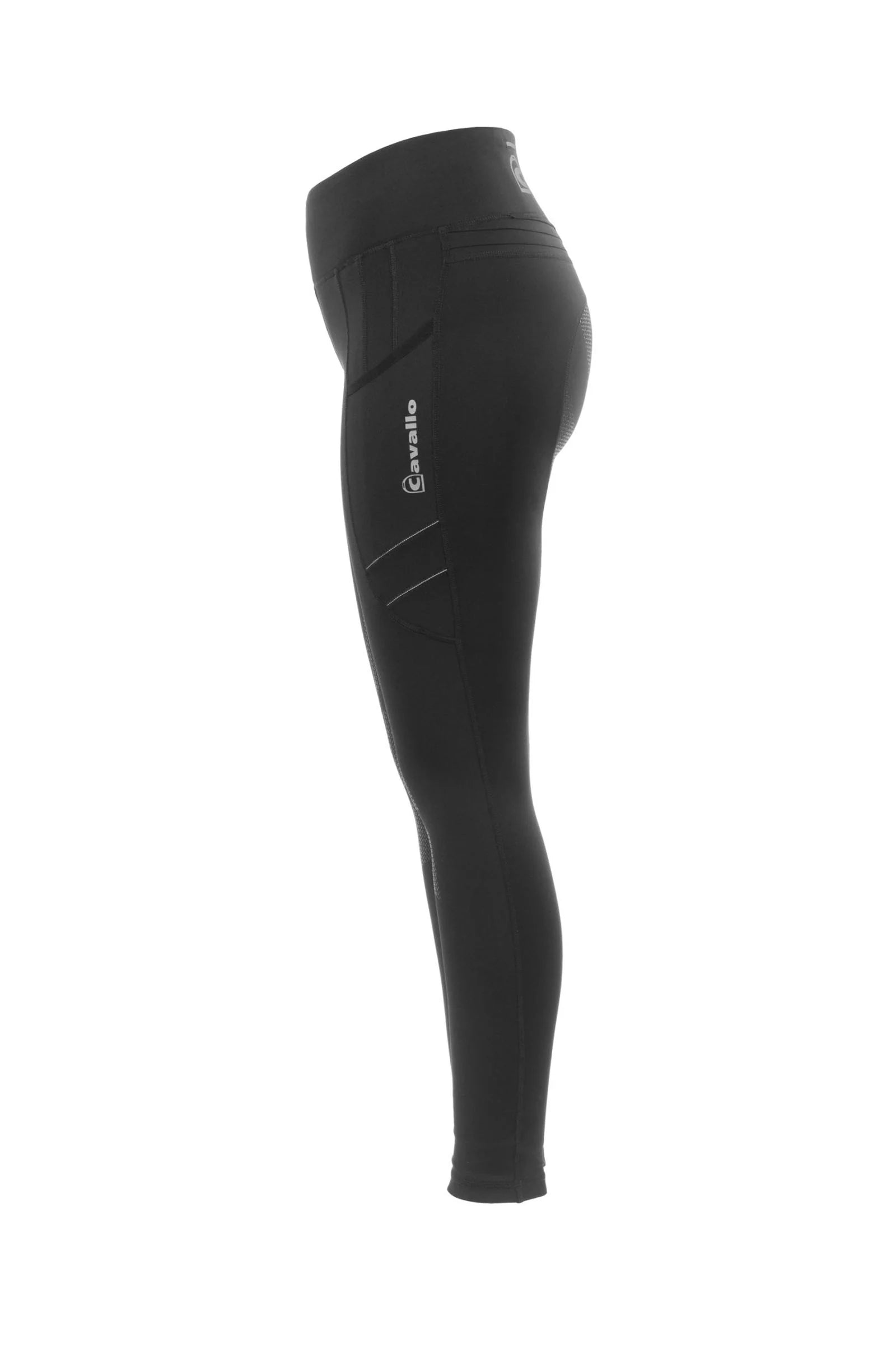 Cavallo CAVALLIN Vinter Tights m. Fuldgrip - Sort