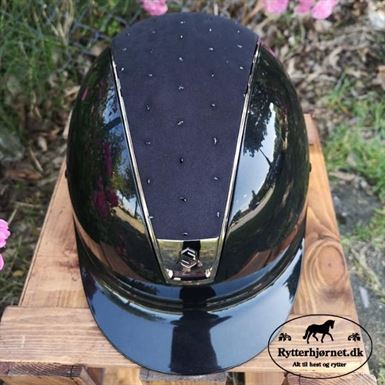 Samshield Glossy Ridehjelm m. Crystal Comet Light - Sort
