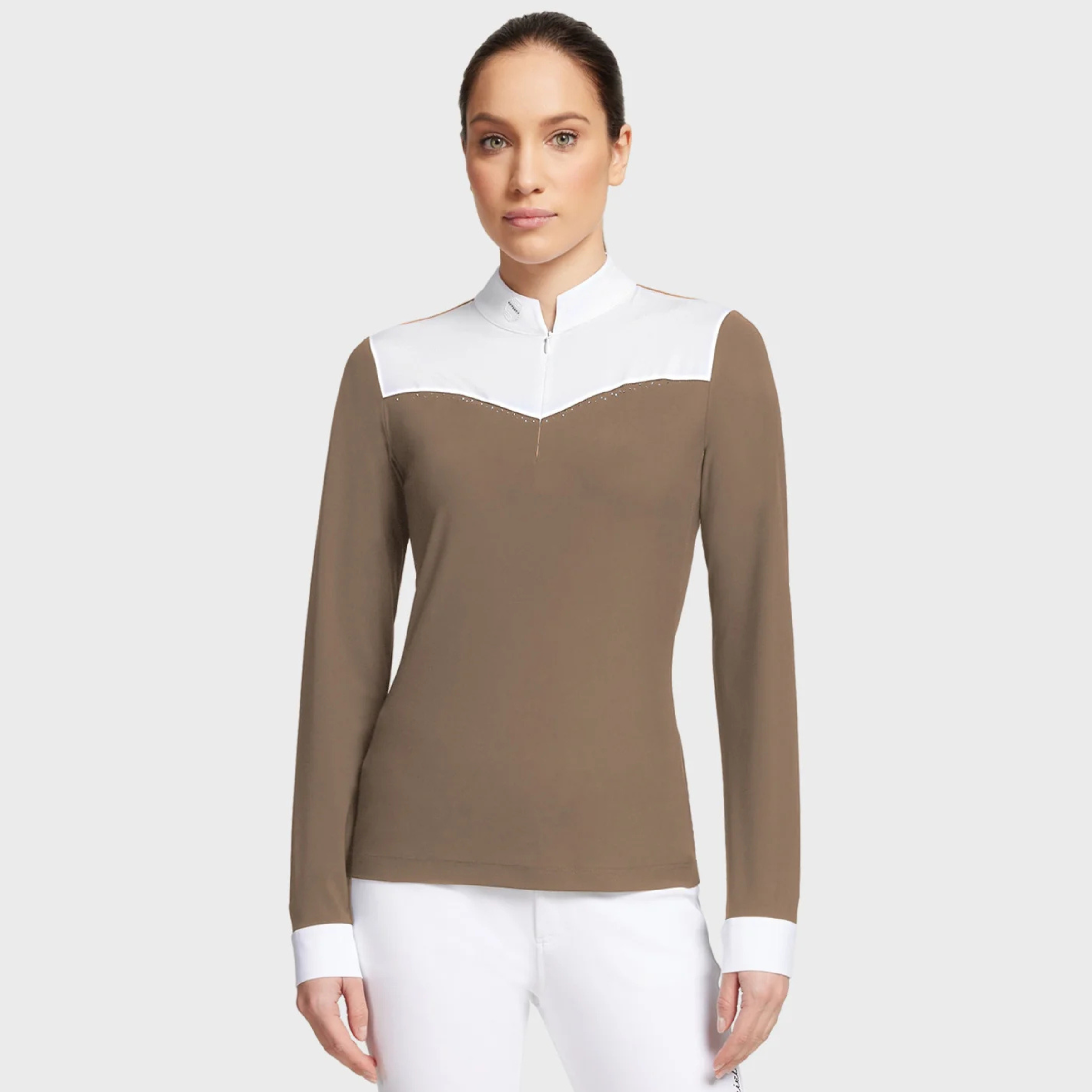 Samshield Amanda Langærmet Stævne Shirt - Camel