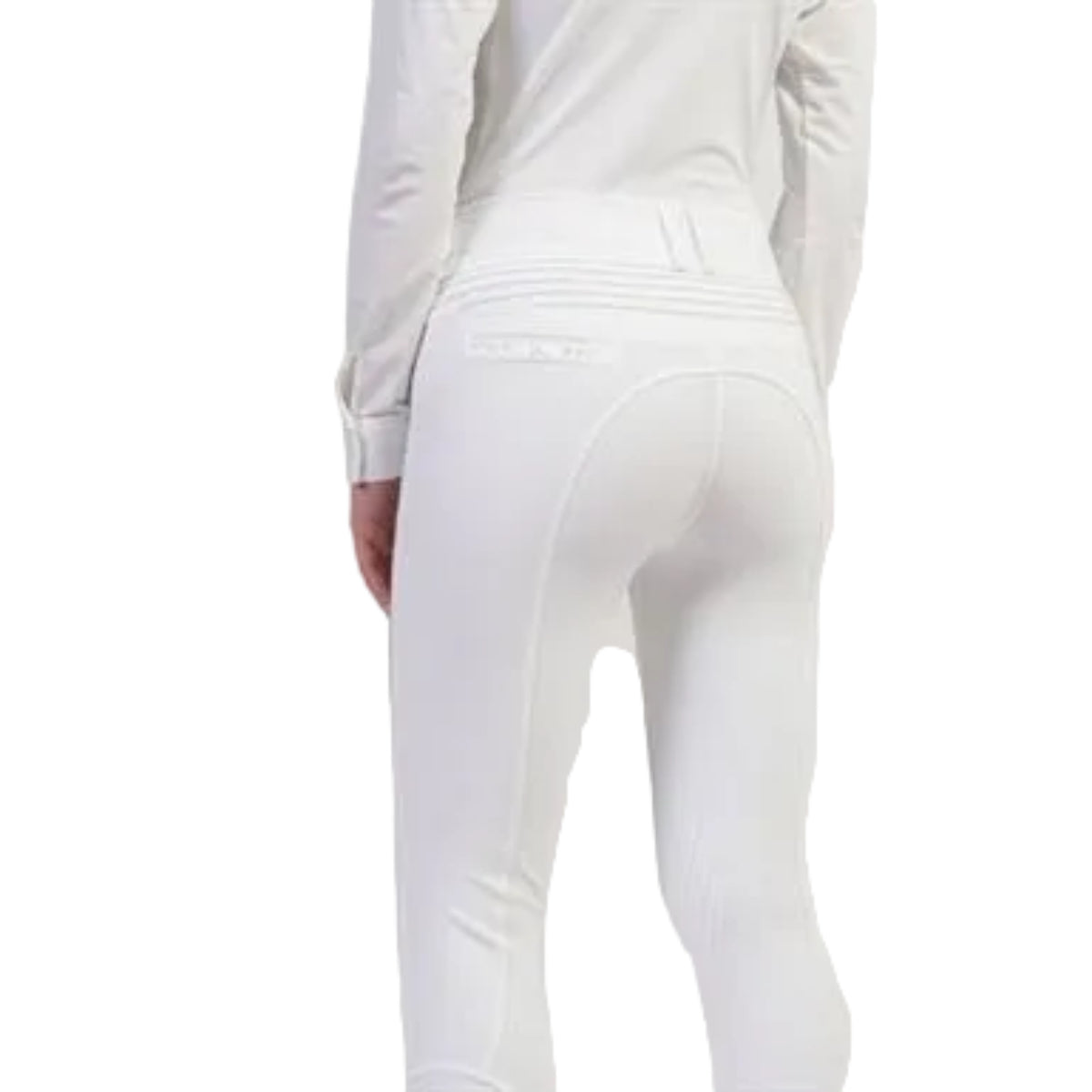 Samshield Clara Crystal Leaf Ridebukser M. Fuldgrip - Hvid