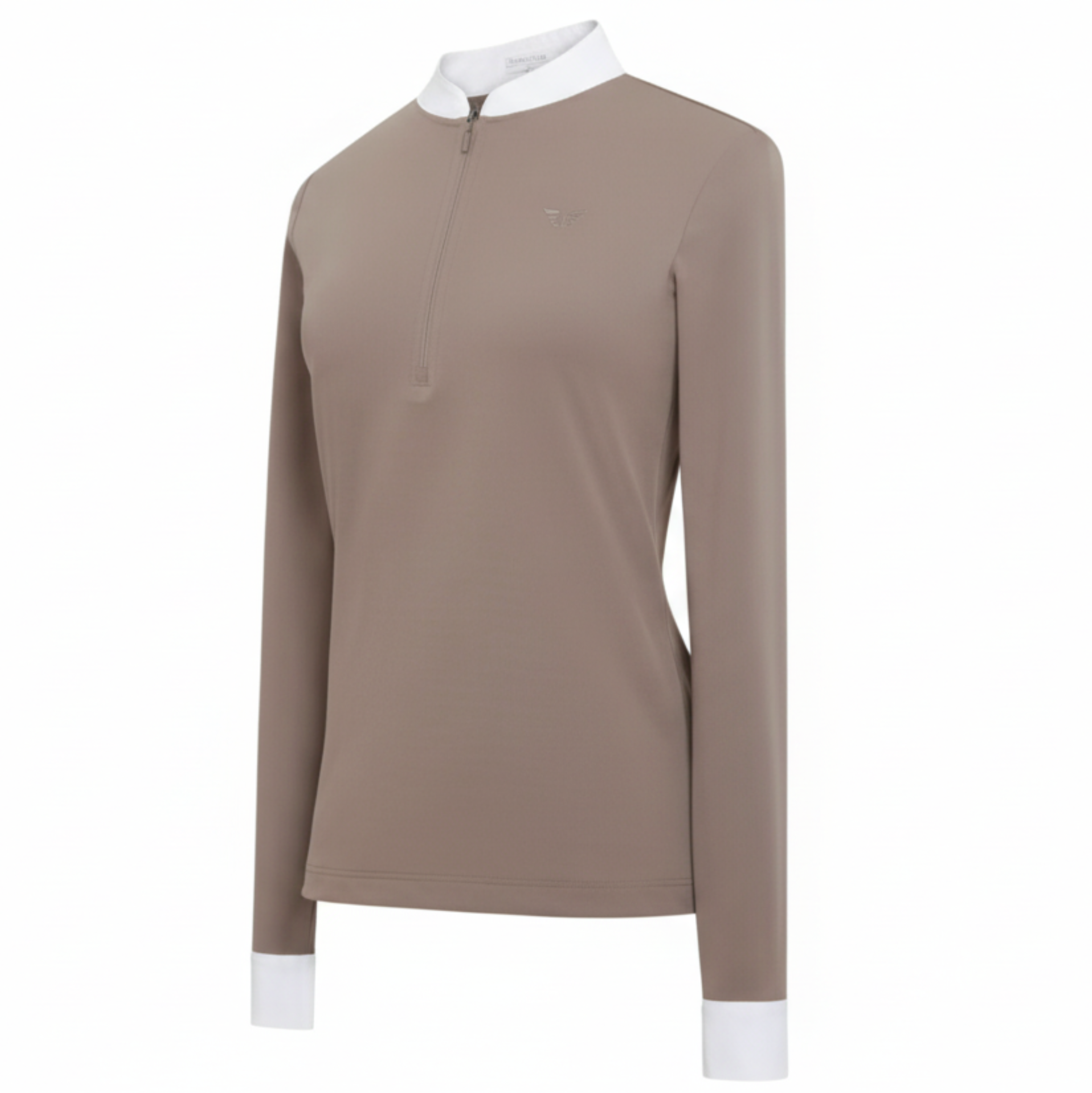 Samshield Louisy Langærmet Stævneshirt - Taupe Jacquard