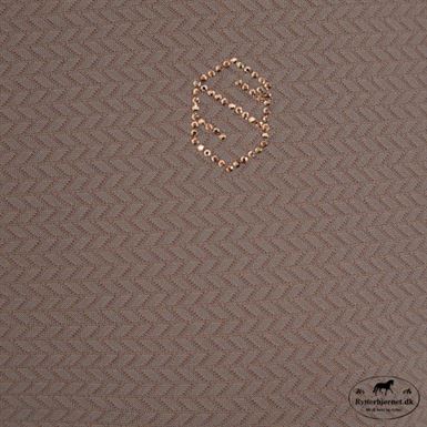 Samshield Louisy Langærmet Stævneshirt - Taupe Jacquard