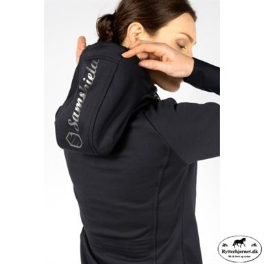 Samshield Stella Fleece Hoodie M. Logo - Sort
