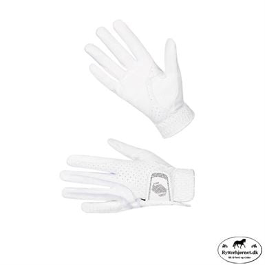 Samshield V-Skin Ridehandsker m. Swarovski - Hvid