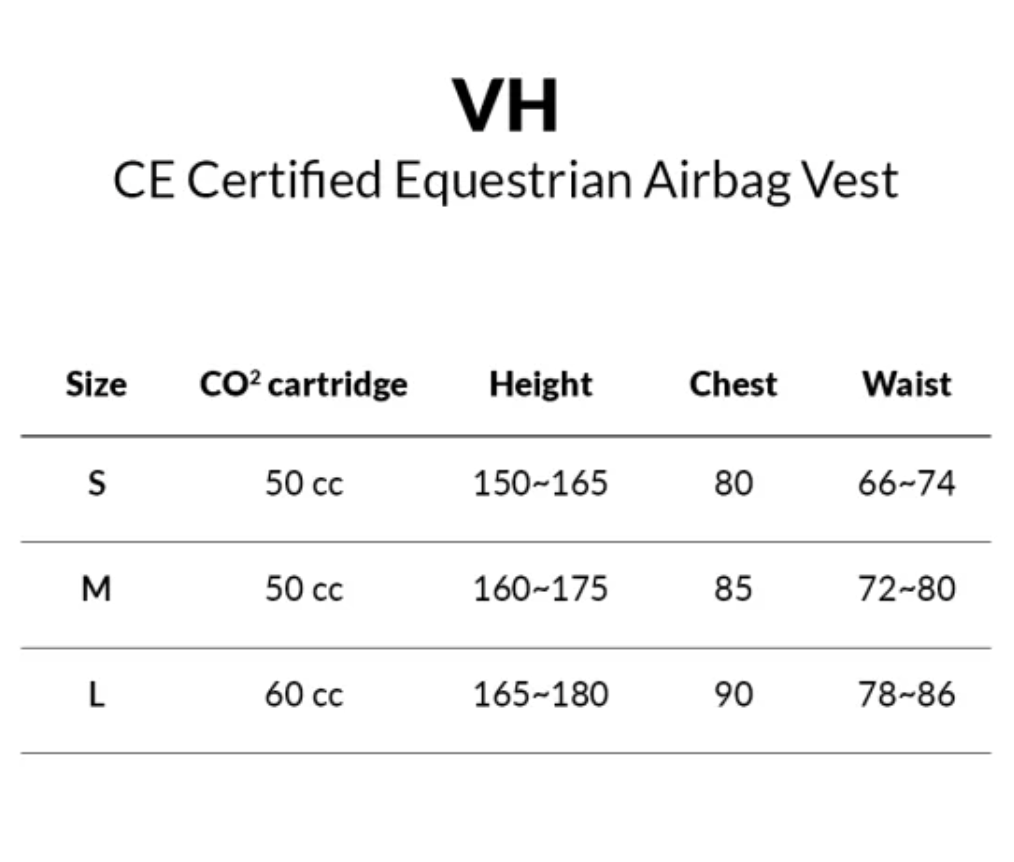 Hit-Air VH Airbag Vest - Sort