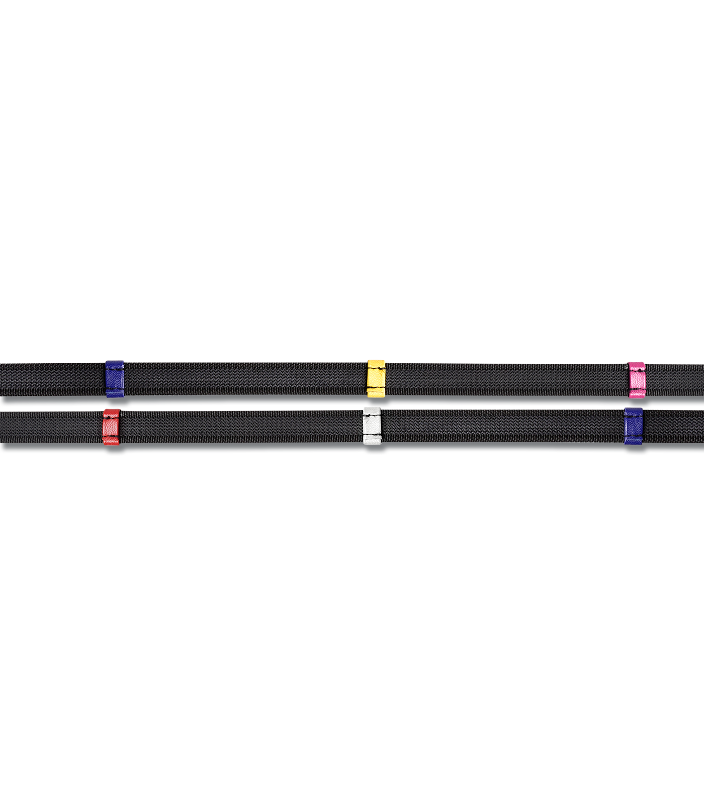 Waldhausen X-line Anti Slip Tøjle M.Farvede Stopper - Sort