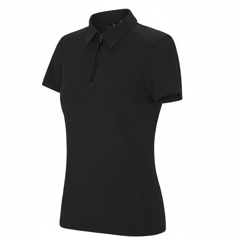 Trolle Projects Piquet Polo T-Shirt - Sort