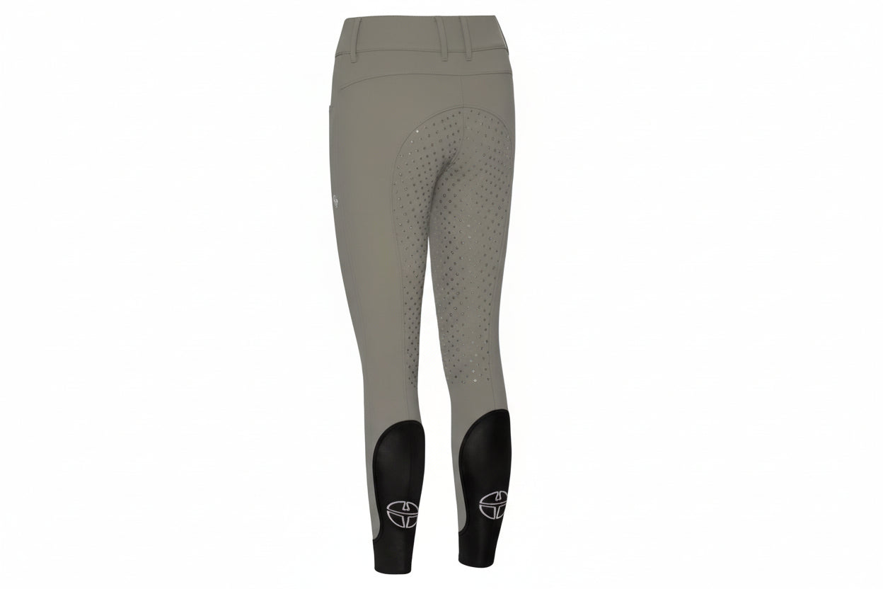 Trolle Projects Athl High Waist Ridebukser M.Fuldgrip - Erth Grey