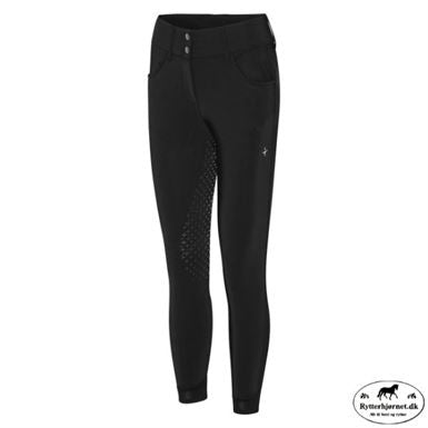 Trolle Projects Athletic High Waist Ridebukser M.Fuldgrip - Sort