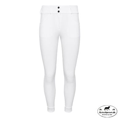 Trolle Projects Star Cut Hight Waist Ridebukser M. Knægrip - Hvid