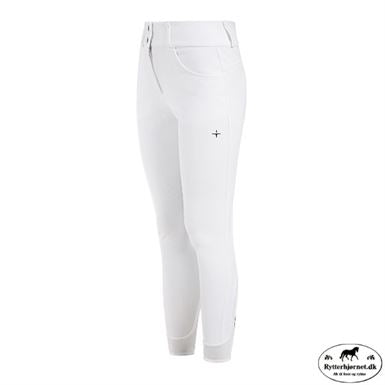 Trolle Projects Star Cut Hight Waist Ridebukser M. Knægrip - Hvid