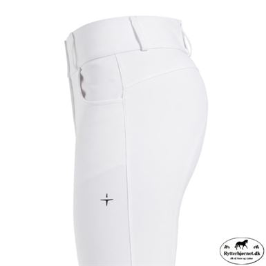 Trolle Projects Star Cut Hight Waist Ridebukser M. Knægrip - Hvid