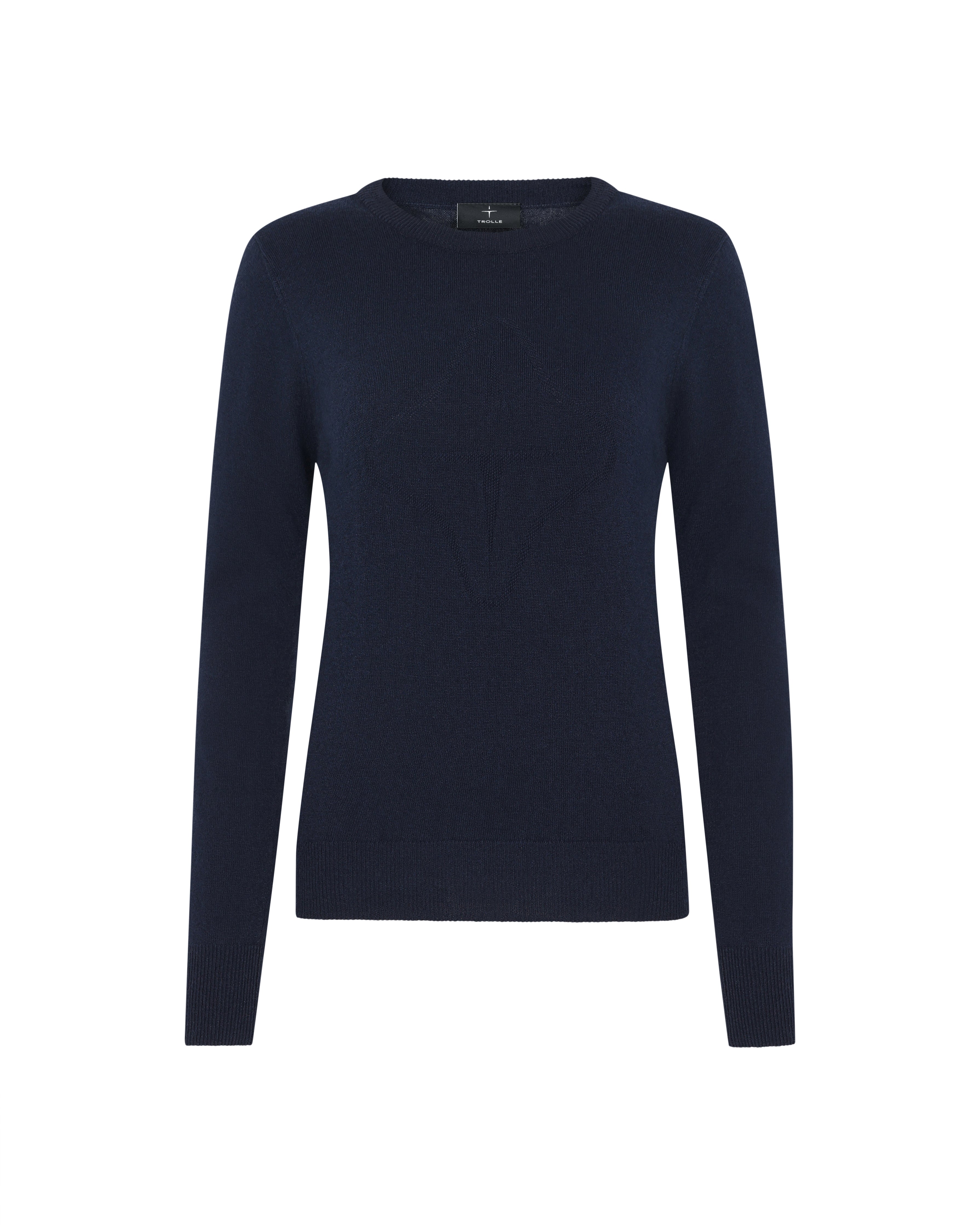 Trolle  Projects Cashmere Wool Logo Crew Sweater