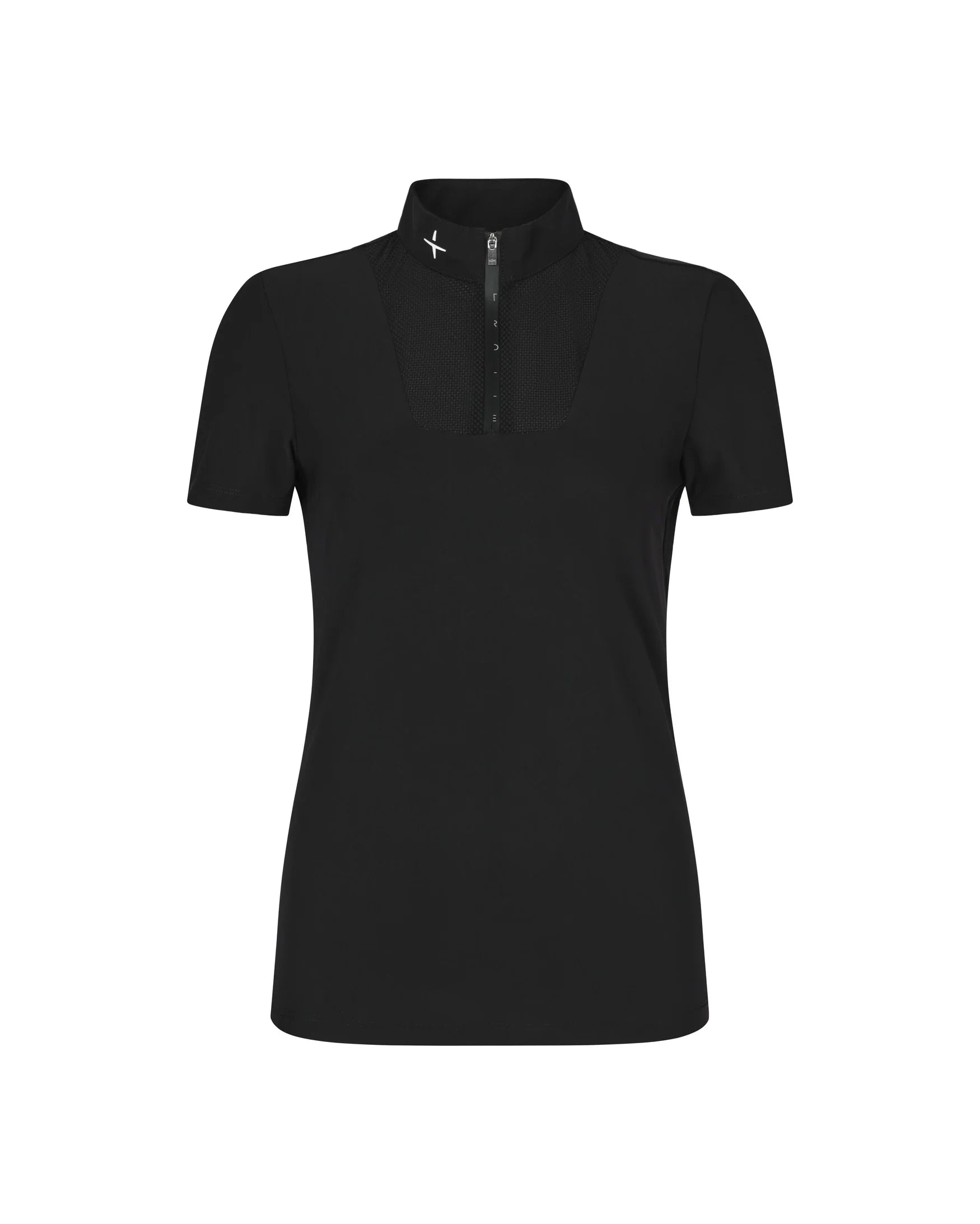 Trolle Projects Center Line Mesh Polo T-Shirt